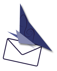 image mail avec le logo du site un papillon 